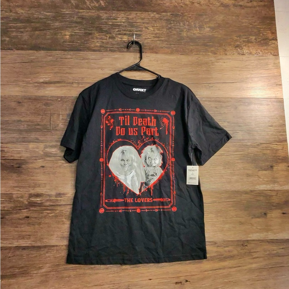 Chucky Black Graphic Tee - Short Sleeve